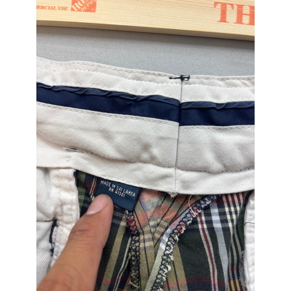 Polo Ralph Lauren Mens Plaid Cotton Shorts Green Tan Multi Color Size 32 - Picture 2 of 5